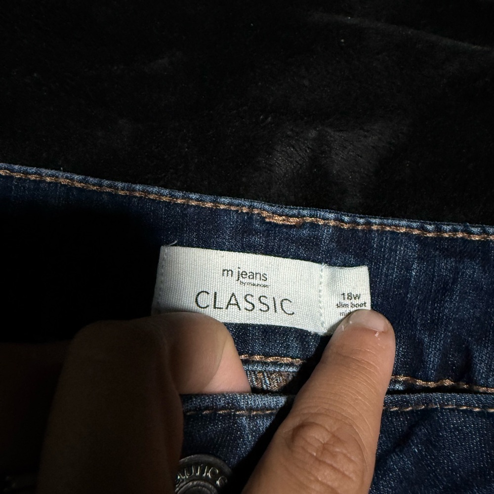 Maurices Classic Blue Boot Cut Jeans - Picture 3 of 4